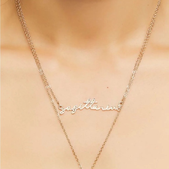 Jewelry - Sagittarius zodiac pendant gold Necklace